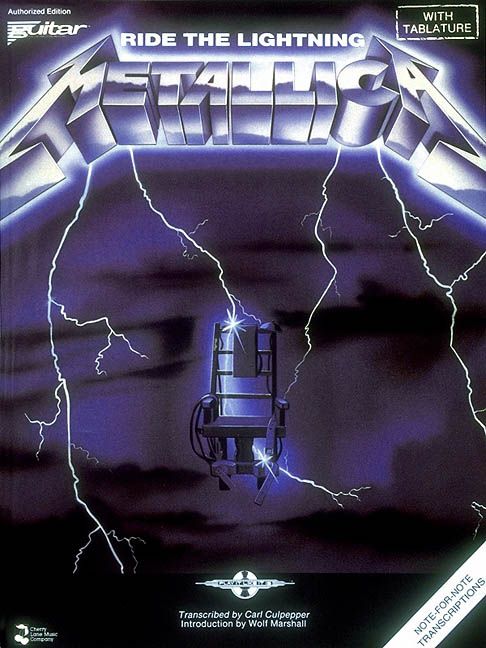 Produktbild: Metallica - Ride the Lightning Guitar Tablature Songbook Sheet Music Including Fade to Black Creeping Death and More Play It Like It Is Series