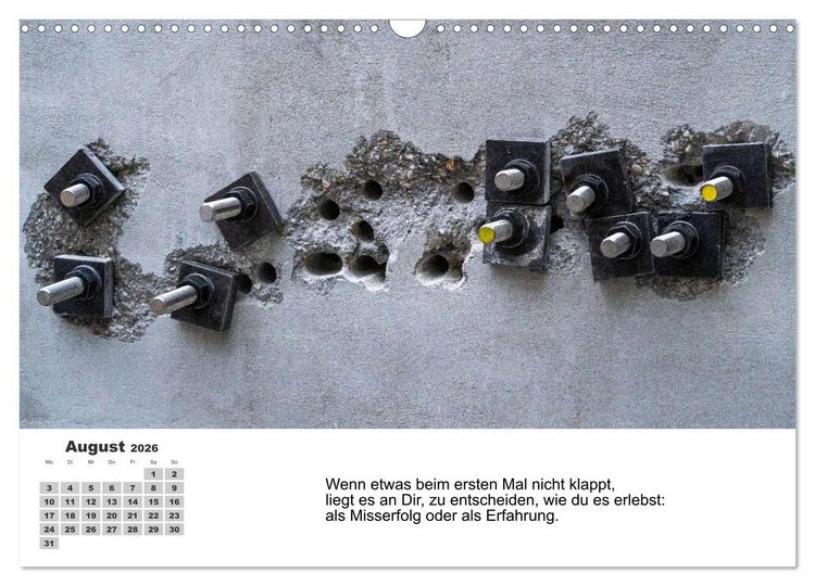 Produktbild: Spiritualit&auml;t in der Bauindustrie (Wandkalender 2026 DIN A3 quer), CALVENDO Monatskalender