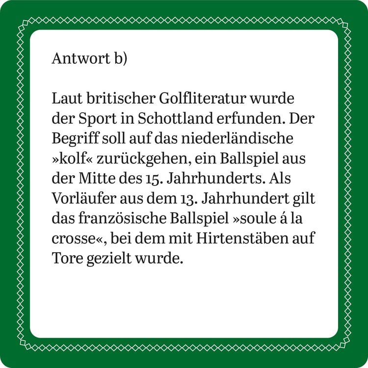 Produktbild: Das Golf-Quiz (Neuauflage)