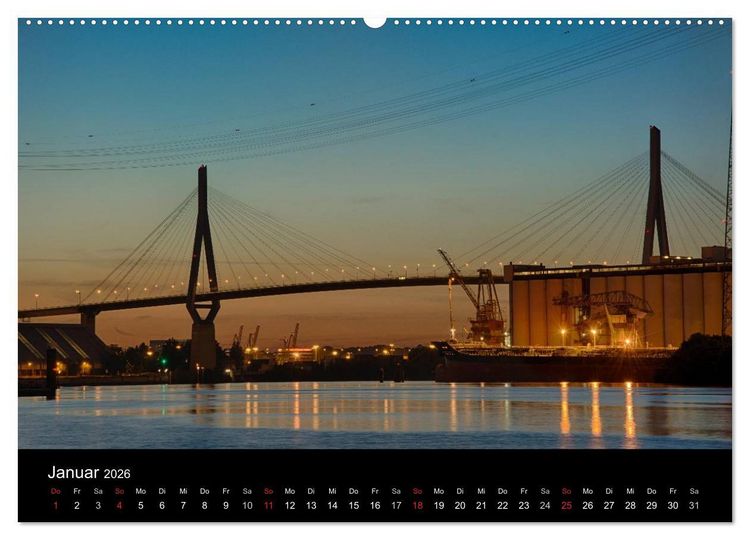 Produktbild: Mein Hamburg (hochwertiger Premium Wandkalender 2026 DIN A2 quer), Kunstdruck in Hochglanz