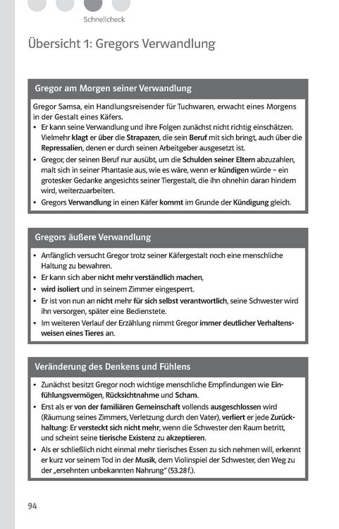 Produktbild: Lekt&uuml;rehilfen Franz Kafka, 'Die Verwandlung'. Interpretationshilfe f&uuml;r Oberstufe und Abitur