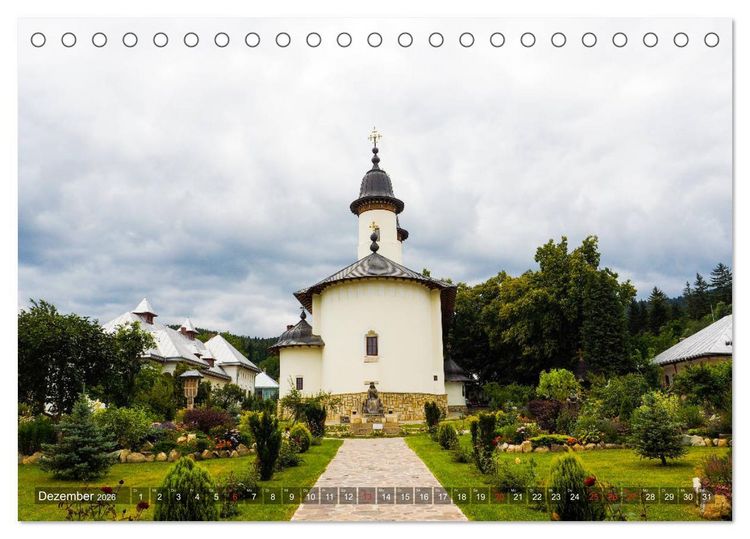 Produktbild: Kl&ouml;ster in der Bucovina (Tischkalender 2026 DIN A5 quer), CALVENDO Monatskalender
