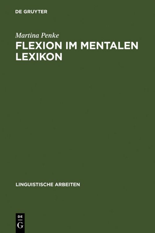Produktbild: Flexion im mentalen Lexikon
