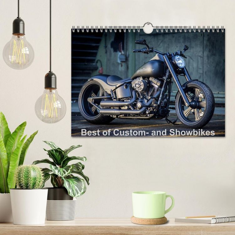 Produktbild: Best of Custom- and Showbikes Kalender (Wandkalender 2027 DIN A4 quer), CALVENDO Monatskalender