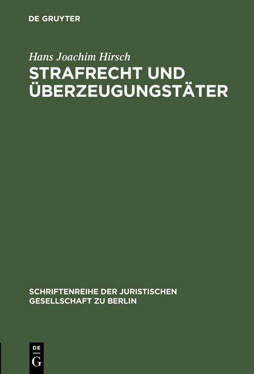 Produktbild: Strafrecht und &Uuml;berzeugungst&auml;ter