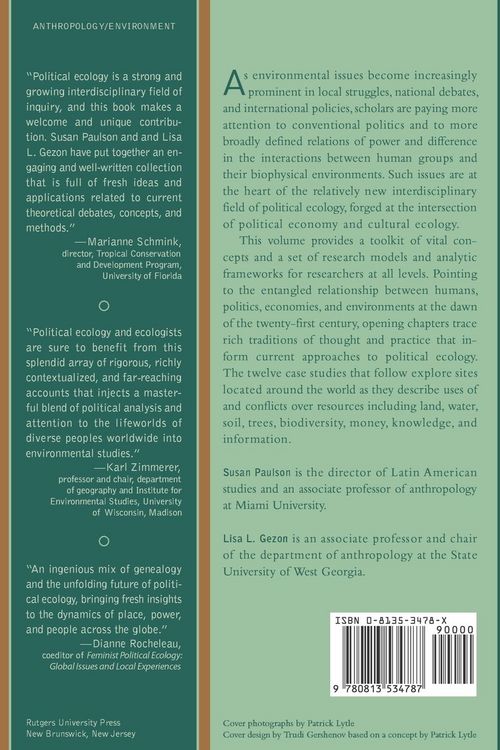 Produktbild: Political Ecology Across Spaces, Scales, and Social Groups