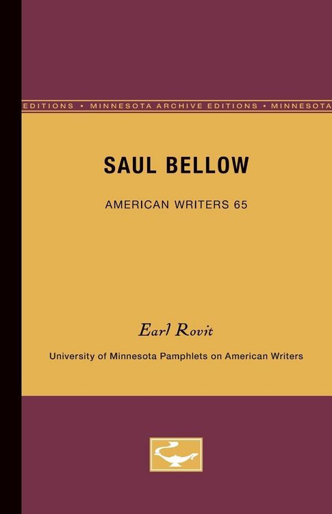 Produktbild: Saul Bellow - American Writers 65