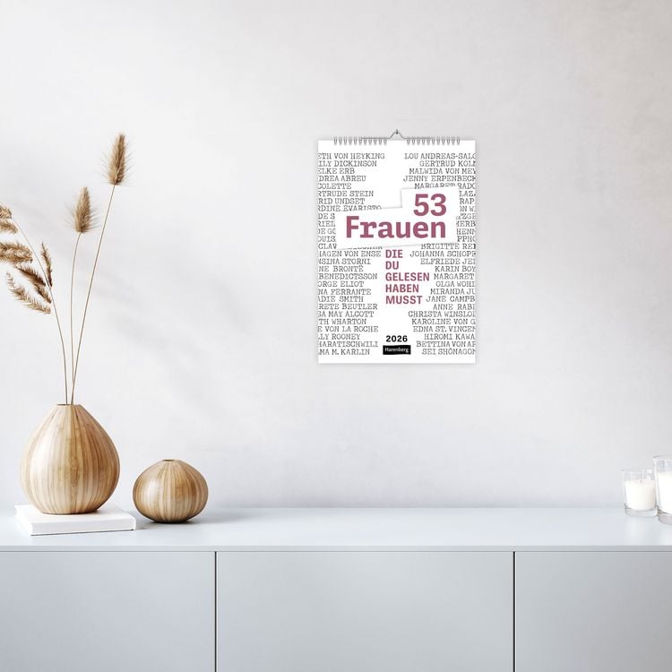 Produktbild: 53 Frauen, die du gelesen haben musst Wochen-Kulturkalender 2026