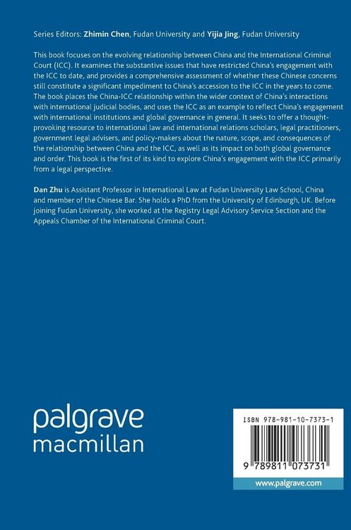 Produktbild: China and the International Criminal Court