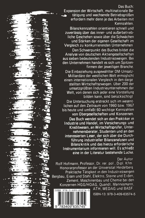 Produktbild: Bilanzkennzahlen