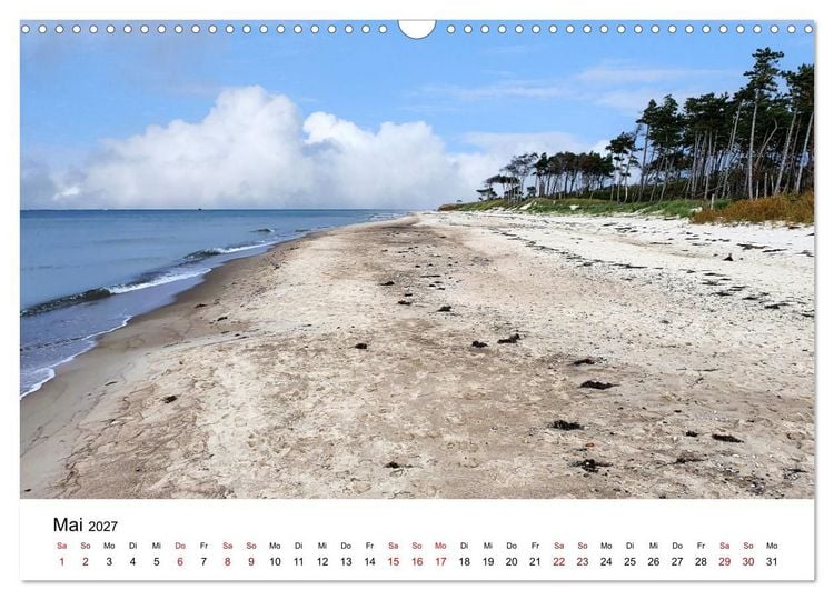 Produktbild: Fischland-Dar&szlig;-Zingst - Traumhafte Ostseelandschaften (Wandkalender 2027 DIN A3 quer), CALVENDO Monatskalender