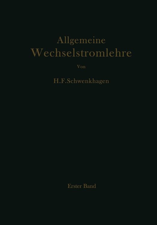 Produktbild: Allgemeine Wechselstromlehre