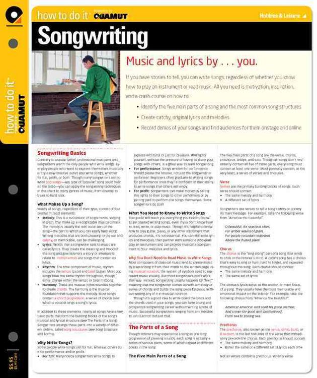 Produktbild: Songwriting