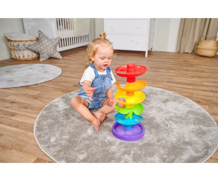 Produktbild: Simba 104010053 - ABC Regenbogen Kugelturm, Kugelbahn, H&ouml;he: 40 cm