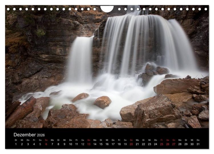 Produktbild: Kuhflucht Wasserf&auml;lle bei Farchant (Wandkalender 2026 DIN A4 quer), CALVENDO Monatskalender
