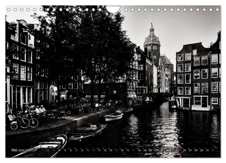 Produktbild: Ein Blick auf Amsterdam (Wandkalender 2026 DIN A4 quer), CALVENDO Monatskalender