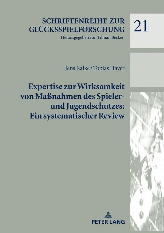 Produktbild: Expertise zur Wirksamkeit von Ma&szlig;nahmen des Spieler- und Jugendschutzes: Ein systematischer Review