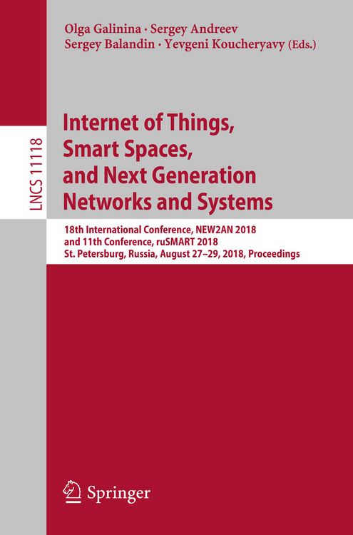 Produktbild: Internet of Things, Smart Spaces, and Next Generation Networks and Systems