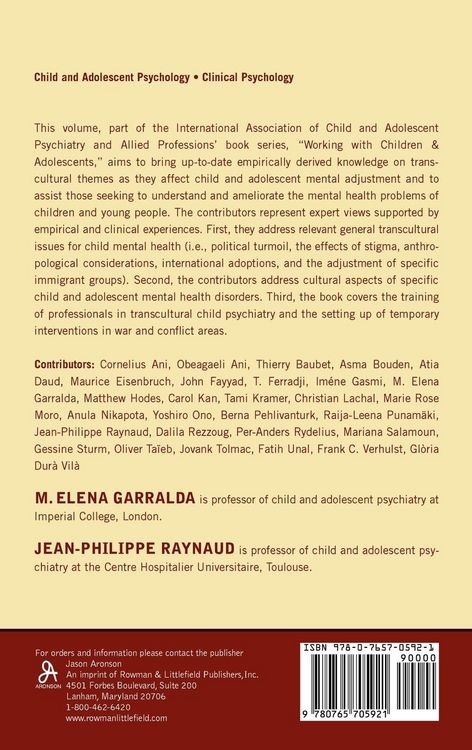 Produktbild: Culture and Conflict in Child and Adolescent Mental Health