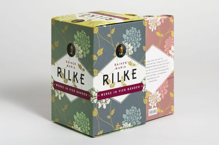 Produktbild: Rainer Maria Rilke, Werke in vier B&auml;nden (Gedichte I - Gedichte II - Erz&auml;hlende Prosa - Schriften) (4 B&auml;nde im Schuber)