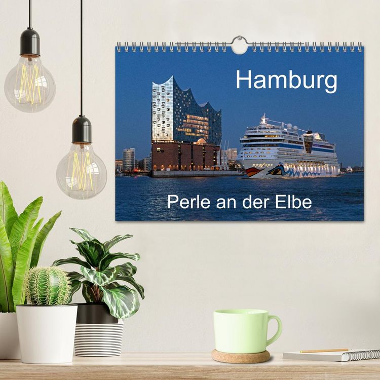 Produktbild: Hamburg - Perle an der Elbe (Wandkalender 2026 DIN A4 quer), CALVENDO Monatskalender