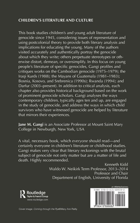 Produktbild: Genocide in Contemporary Children's and Young Adult Literature
