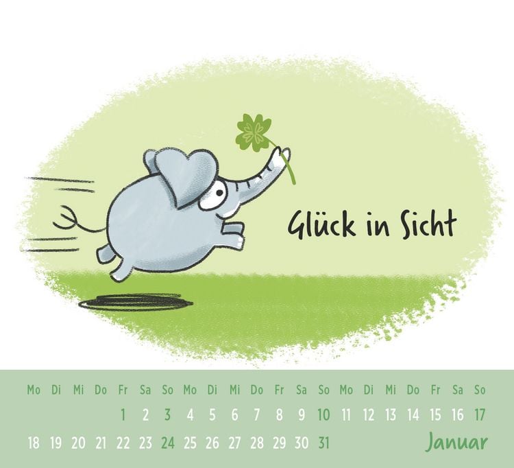 Produktbild: Mini-Kalender 2027: Liebe Botschaften F&Uuml;R DICH. Mit Franz and Friends durchs Jahr