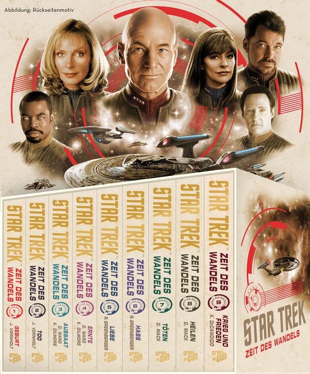 Produktbild: Star Trek &ndash; Zeit des Wandels Band 1 bis 9 im Boxset &ndash; inklusive 9 Miniprints