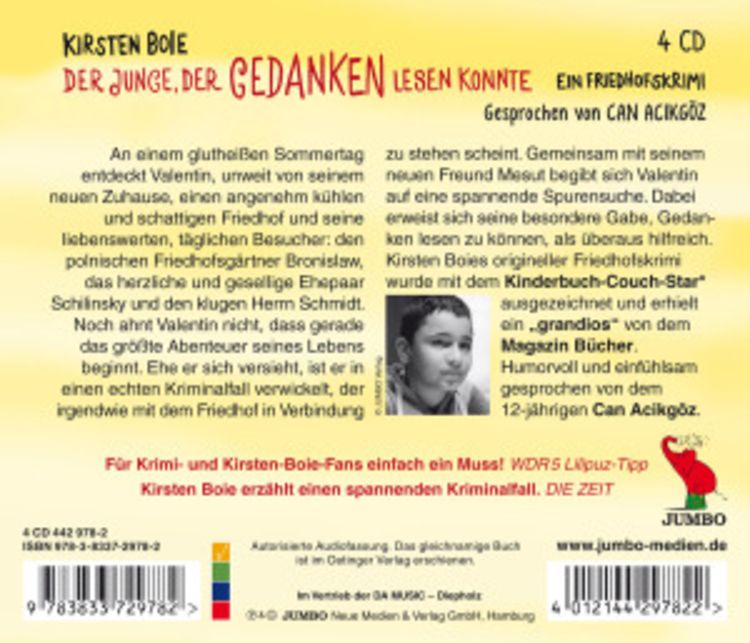 Produktbild: Der Junge, der Gedanken lesen konnte