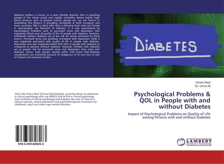 Produktbild: Psychological Problems & QOL in People with and without Diabetes