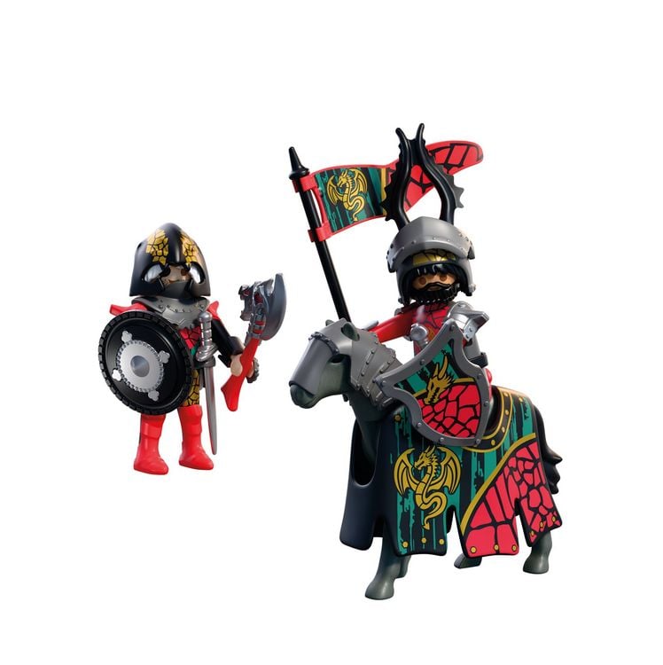 Produktbild: playmobil Knights Anf&uuml;hrer Drachenritter