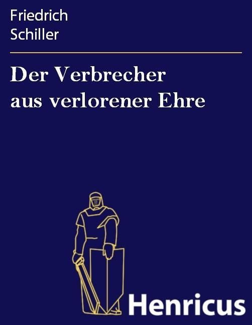 Produktbild: Der Verbrecher aus verlorener Ehre