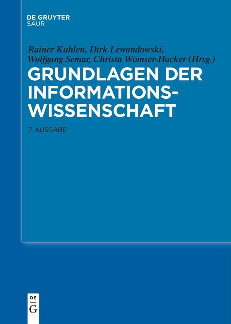 Produktbild: Grundlagen der Informationswissenschaft