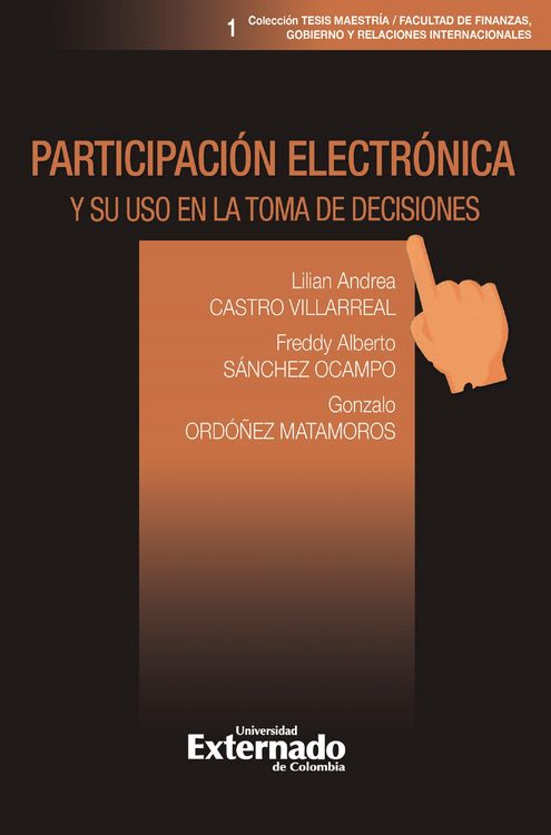 Produktbild: Participaci&oacute;n Electr&oacute;nica Y Su Uso En La Toma De Decisiones