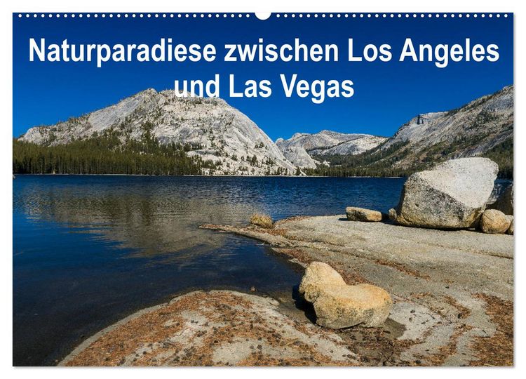 Produktbild: Naturparadiese zwischen Los Angeles und Las Vegas (Wandkalender 2026 DIN A2 quer), CALVENDO Monatskalender