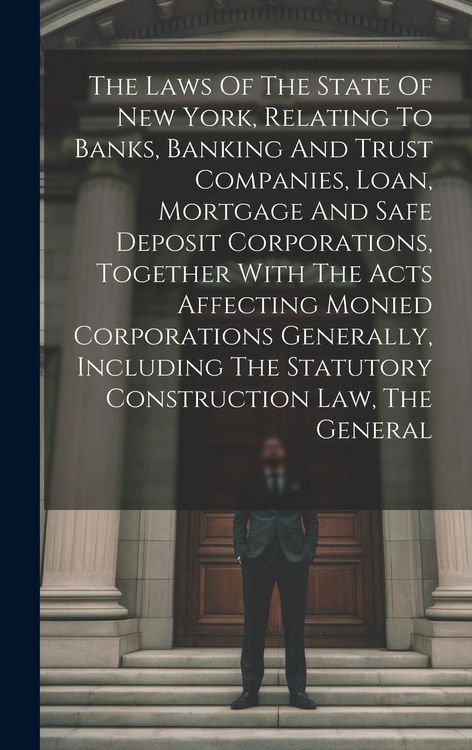 Produktbild: The Laws Of The State Of New York, Relating To Banks, Banking And Trust Companies, Loan, Mortgage And Safe Deposit Corporations, Together With The Act