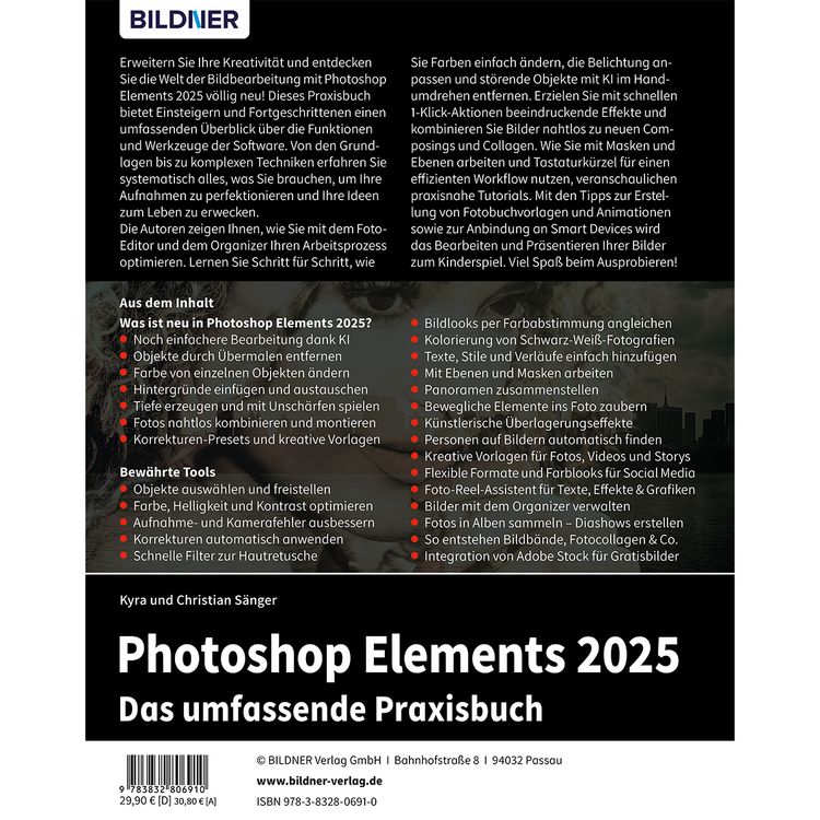 Produktbild: Photoshop Elements 2025 - Das umfangreiche Praxisbuch
