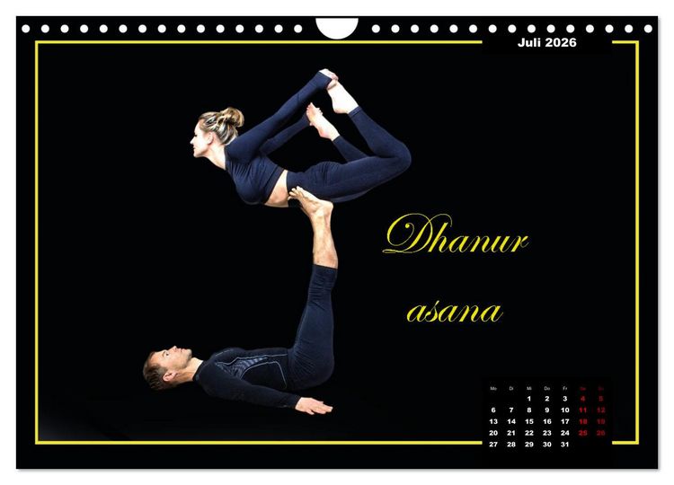 Produktbild: Yoga - Asana (Wandkalender 2026 DIN A4 quer), CALVENDO Monatskalender