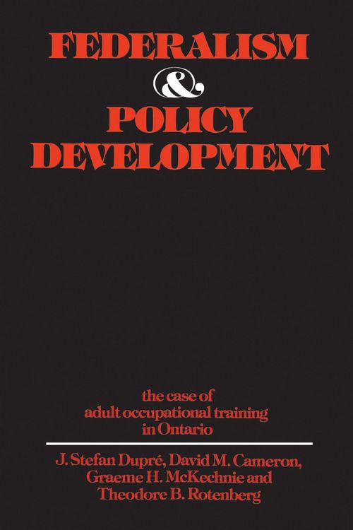 Produktbild: Federalism and Policy Development