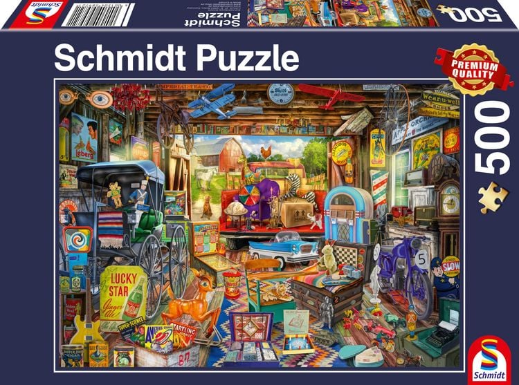Produktbild: Garagen-Flohmarkt Puzzle 500 Teile