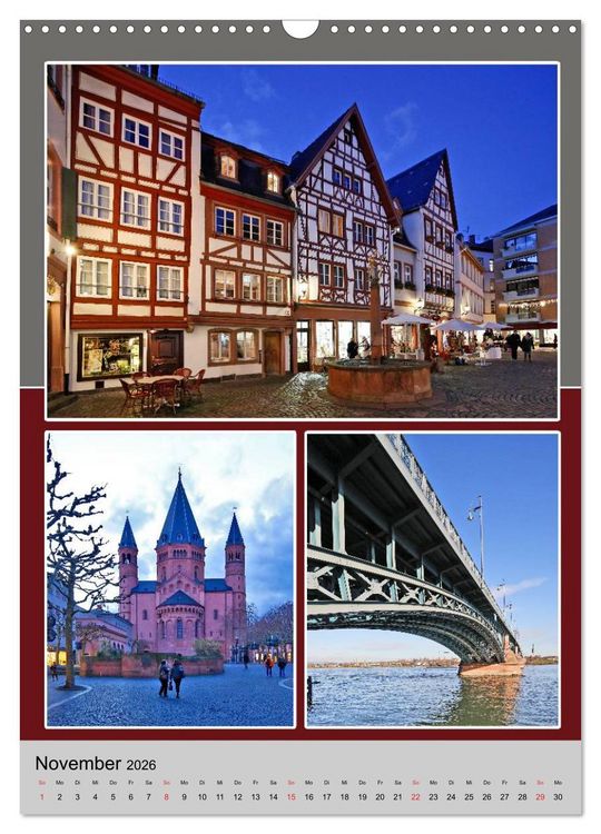 Produktbild: Rhein-Main 2026 vom Taxifahrer Petrus Bodenstaff (Wandkalender 2026 DIN A3 hoch), CALVENDO Monatskalender