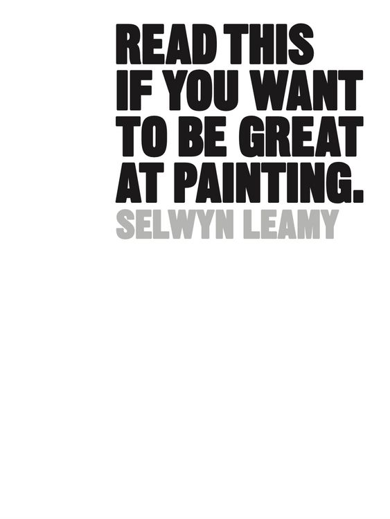Produktbild: Read This if You Want to Be Great at Painting
