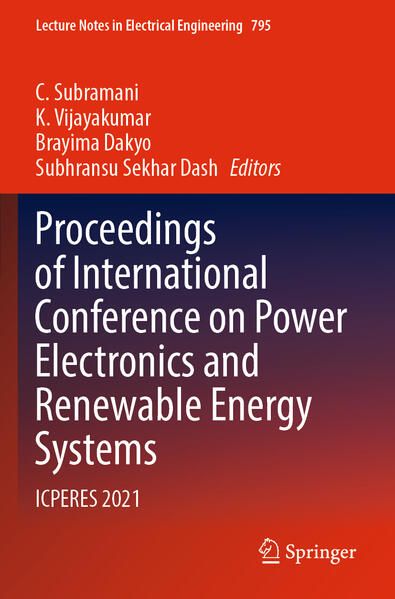 Produktbild: Proceedings of International Conference on Power Electronics and Renewable Energy Systems