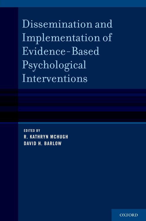 Produktbild: Dissemination and Implementation of Evidence-Based Psychological Interventions