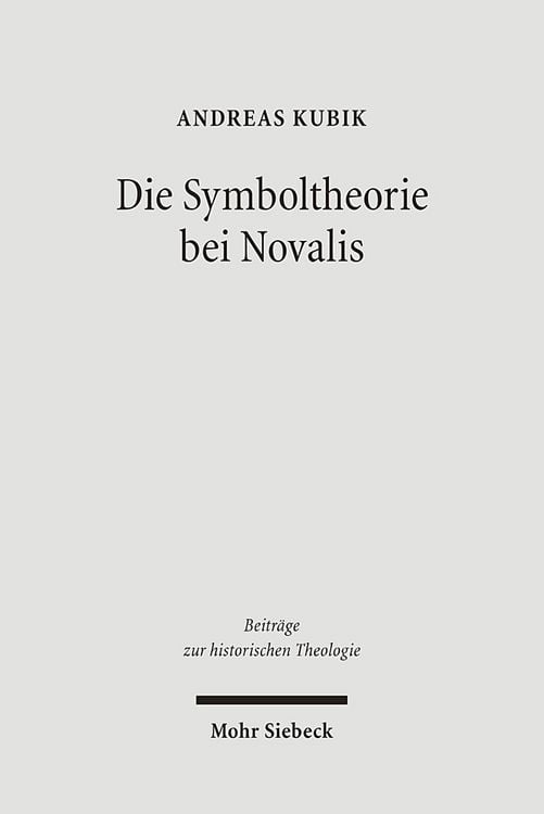 Produktbild: Die Symboltheorie bei Novalis