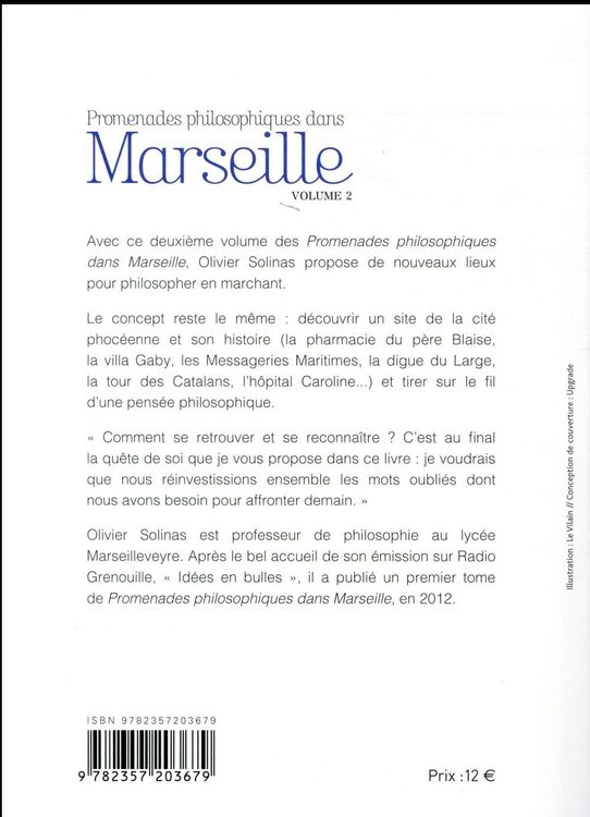 Produktbild: Promenades Philosophiques Dans Marseille V.2