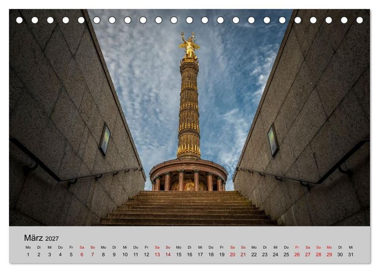 Produktbild: Ein Spaziergang durch Berlin (Tischkalender 2027 DIN A5 quer), CALVENDO Monatskalender