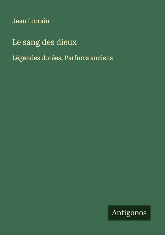 Produktbild: Le sang des dieux