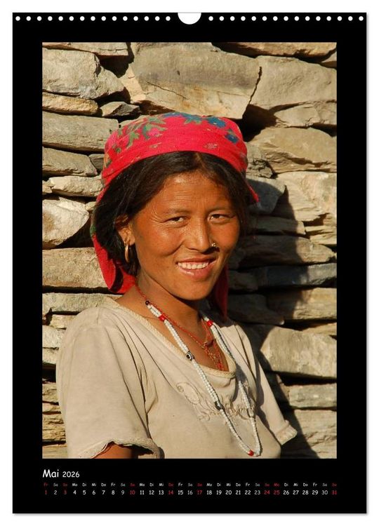 Produktbild: Nepal - Gesichter eines Landes (Wandkalender 2026 DIN A3 hoch), CALVENDO Monatskalender