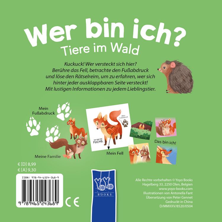 Produktbild: Wer bin ich? F&uuml;hlen und Entdecken - Tiere im Wald